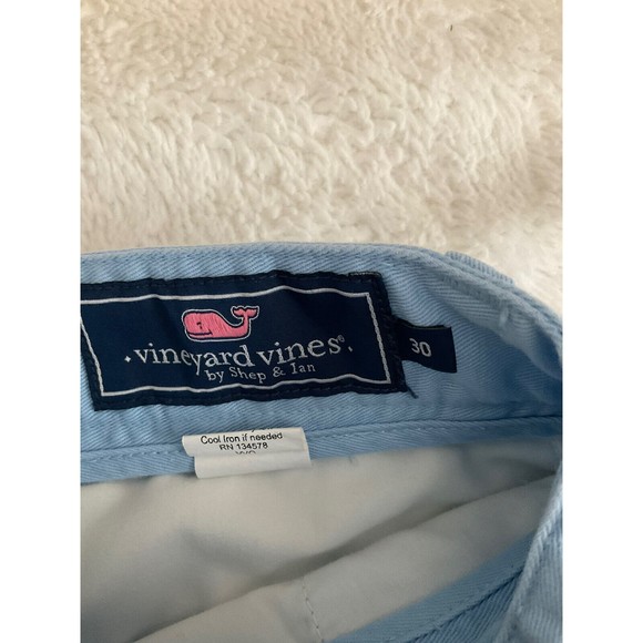 Vineyard Vines by Shep & Ian Men’s Casual Club Shorts Blue Khakis Size 30 - Picture 4 of 8